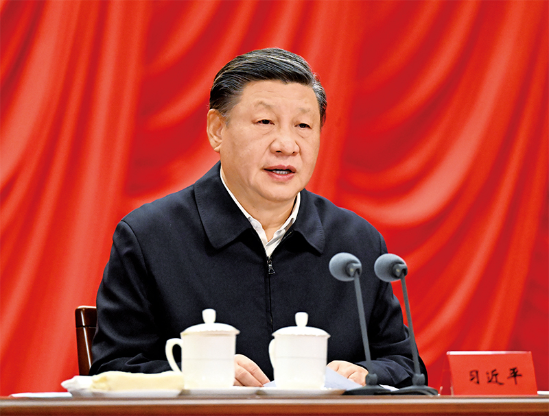 2023年2月7日,新进中央委员会的委员、候补委员和省部级主要领导干部学习贯彻习近平新时代中国特色社会主义思想和党的二十大精神研讨班在中央党校(国家行政51吃瓜
)开班。中共中央总书记、国家主席、中央军委主席习近平在开班式上发表重要讲话。 新华社记者 李学仁/摄
